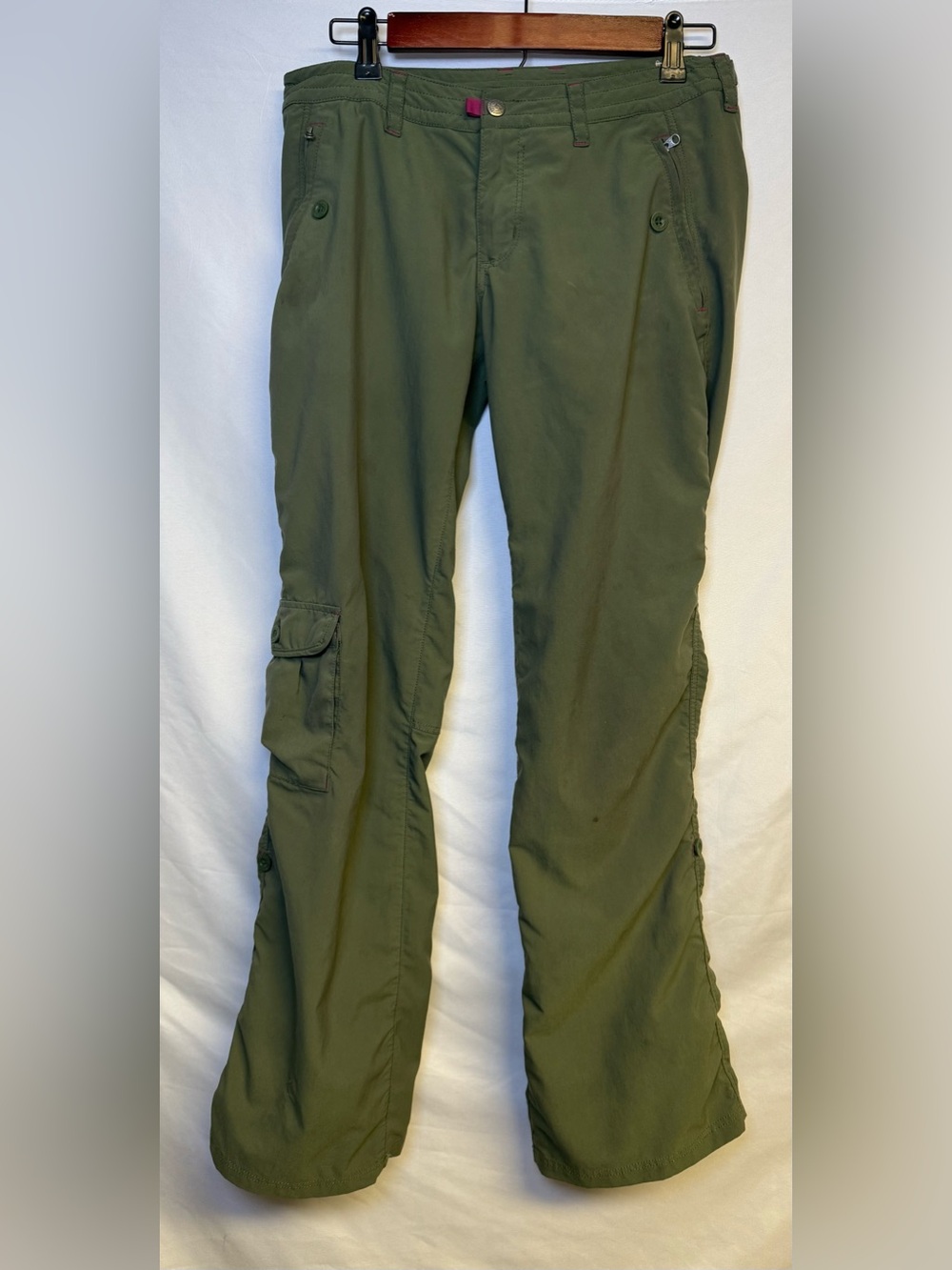 Patagonia Women's Olive Green Straight-Leg Cargo Pants